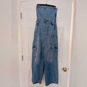 Wild fable denim jumpsuit